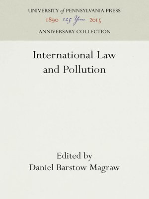 cover image of International Law and Pollution